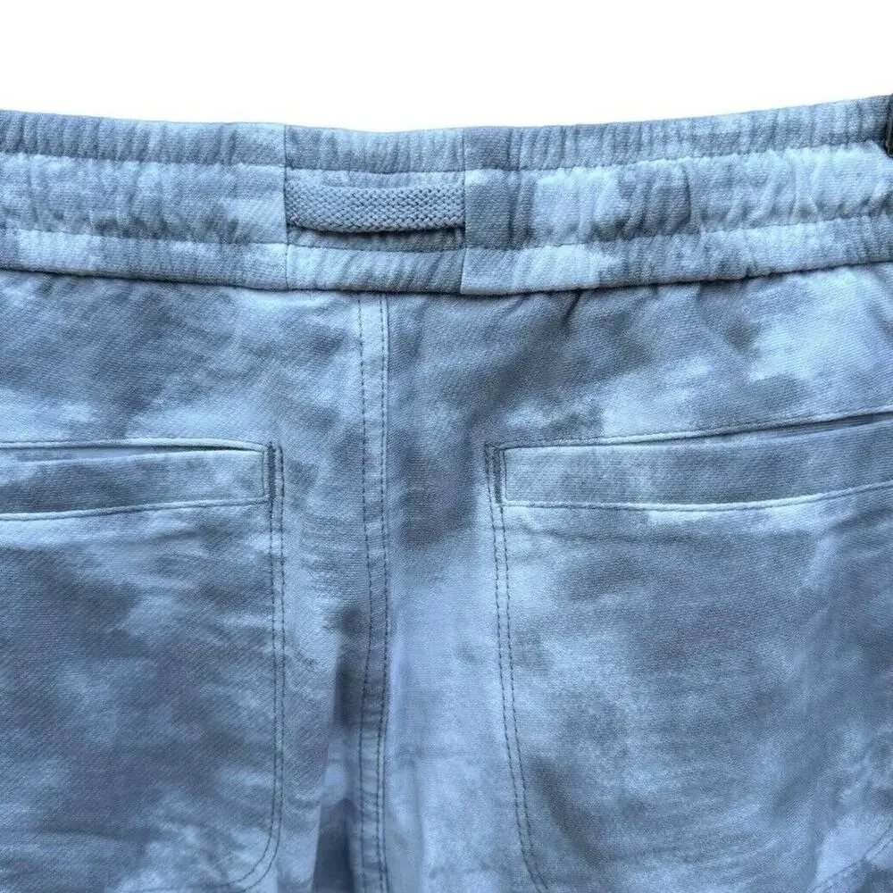 ATHLETA Farallon Printed Jogger Pant Size 4 White Gray
